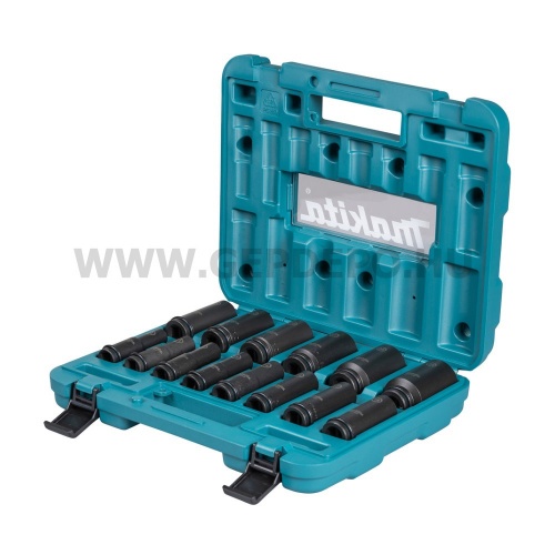 Makita dugókulcs készlet 14 részesI 1/2" ImpactBLACK Cro-Mo