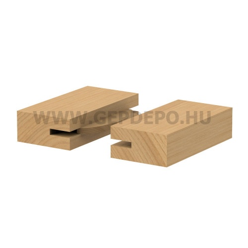 CMT keményfém kétélű horonymaró, rövid - D: 4 mm, L: 50 mm, S: 8 mm