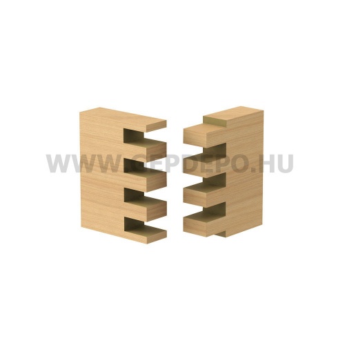 CMT keményfém kétélű horonymaró, hosszú - D: 12 mm, L: 108 mm, S: 12 mm