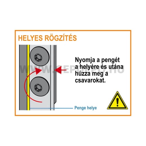 CMT cserélhető pengés másoló maró csapággyal D: 19 mm, L: 85 mm, S: 8 mm