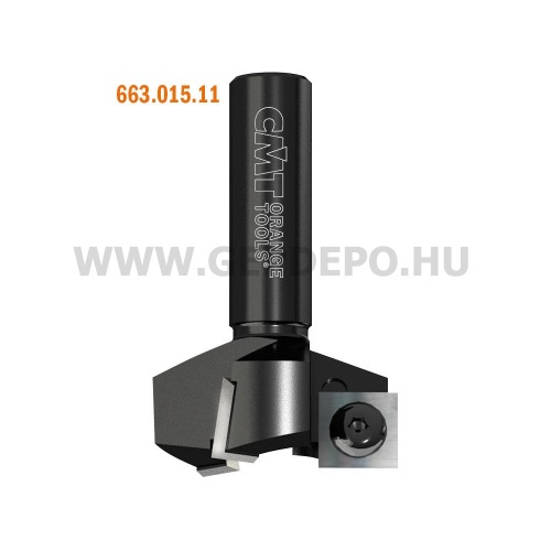 CMT cserélhető pengés felsőmaró Z3 D: 38 mm, L: 60 mm, S: 12 mm