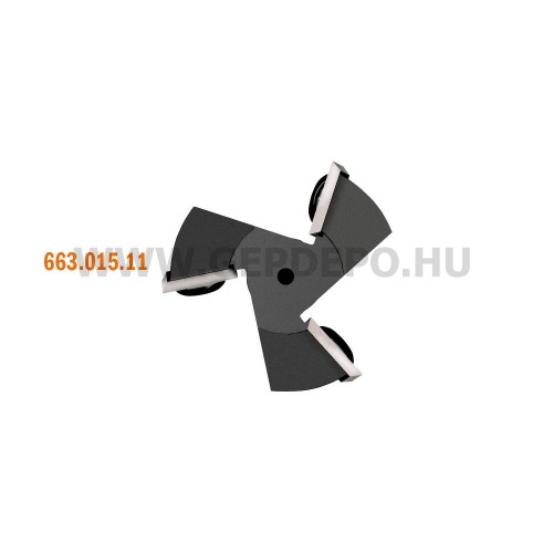 CMT cserélhető pengés felsőmaró Z3 D: 38 mm, L: 60 mm, S: 12 mm