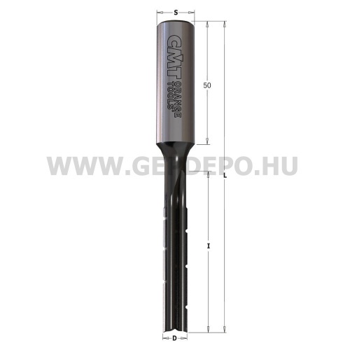 CMT hosszlyukfúró forgácstörővel, balos - S: 13 mm, L: 135 mm, D: 12 mm