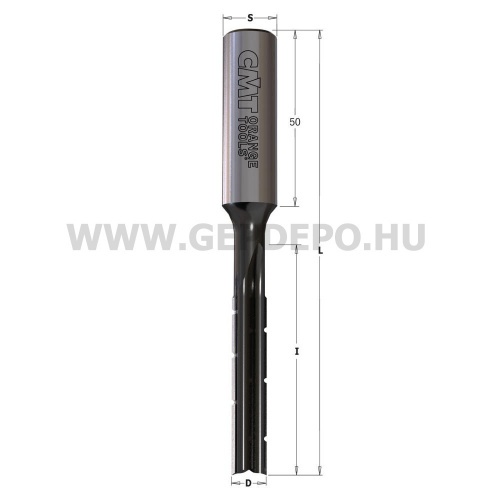 CMT hosszlyukfúró forgácstörővel, jobbos - S: 13 mm, L: 155 mm, D: 16 mm