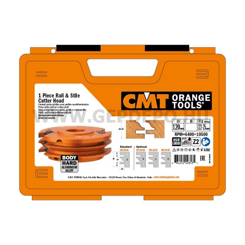 CMT kontraprofilos bútorajtó gyártó szerszám 120x30 mm