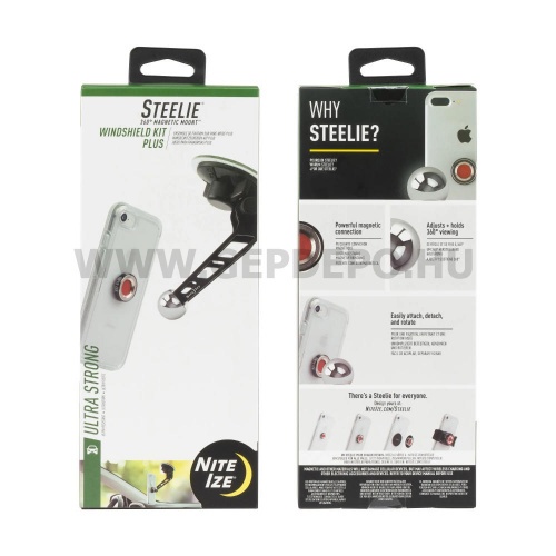 Nite Ize Steelie Orbiter Windshield Kit szélvédőre rögzíthető autós telefontartó készlet
