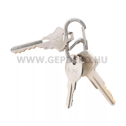 Nite Ize G-Series dupla kamrás karabiner #1, acél - 2 db