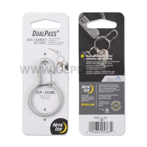 Nite Ize DualPass dupla kamrás karabiner