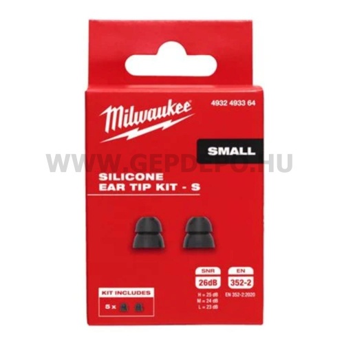Milwaukee szilikon csere füldugók - S - 5 db