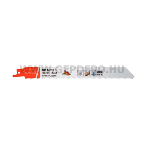 Abraboro 1/2" BiM orrfűrészlap FÉM, INOX, SZÍNESFÉM, TPI:14, 200 mm - 5 db