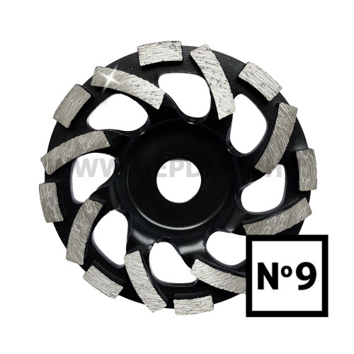 Abraboro gyémántszemcsés betoncsiszoló No.9 f:22,23, 125 mm
