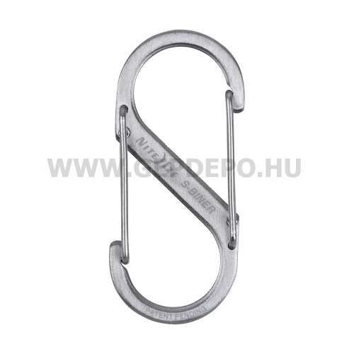 Nite Ize S-Biner acél dupla karabiner, #2, acél