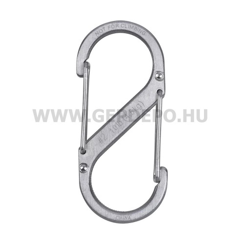 Nite Ize S-Biner acél dupla karabiner, #2, acél