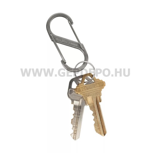 Nite Ize S-Biner acél dupla karabiner, #2, acél