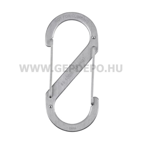 Nite Ize S-Biner acél dupla karabiner, #5, acél