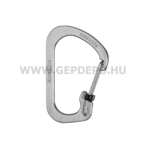 Nite Ize Slidelock rozsdamentes acél karabiner, #3, acél