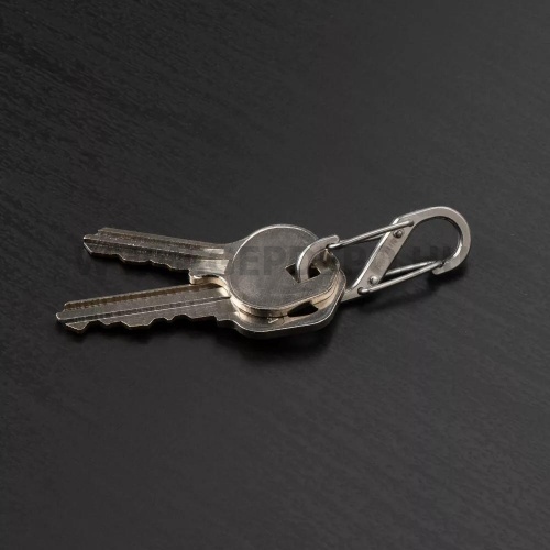 Nite Ize KeyRing acél kulcskarika - 6 db S Biner karabinerrel