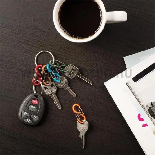Nite Ize S-Biner MicroLock alumínium karabiner csomag - 5 db, vegyes színű