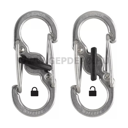 Nite Ize S-Biner MicroLock acél karabiner csomag - 2 db, acél