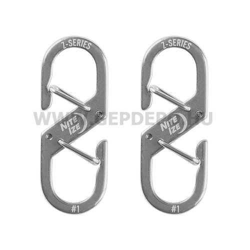 Nite Ize Z-Series acél dupla karabiner #1 - 2 db