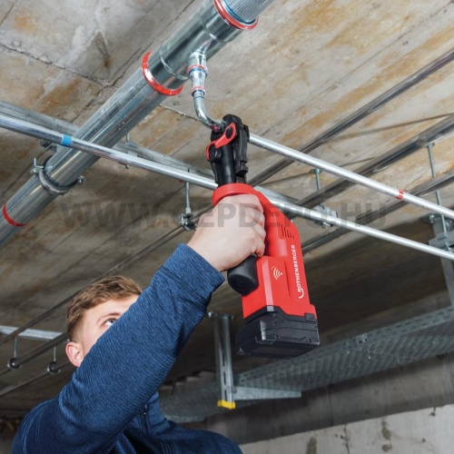 Rothenberger ROMAX Compact III akkus elektro-hidraulikus présgép TH16-20-26 készlet