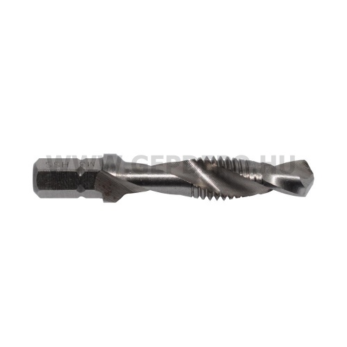 Abraboro HSS-G gépi kombinált menetfúró M, 1/4" hatszög szárral M8x1,25 mm