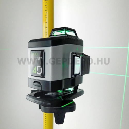 Green Liner 4D keresztlézer készlet 3,5 m műszertartó oszloppal