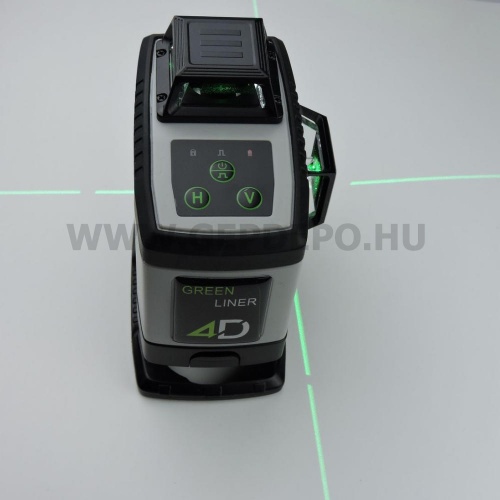 Green Liner 4D keresztlézer készlet 3,5 m műszertartó oszloppal