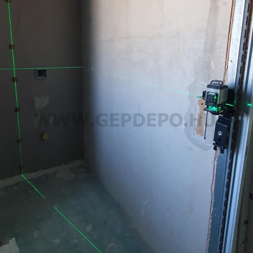 Green Liner 4D keresztlézer készlet 3,5 m műszertartó oszloppal