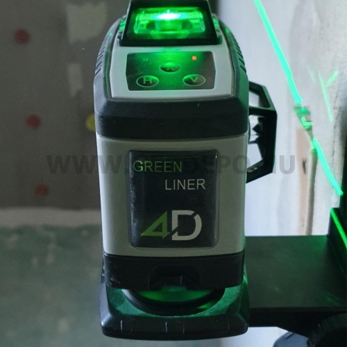 Green Liner 4D keresztlézer készlet 3,5 m műszertartó oszloppal