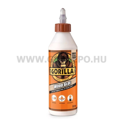 Gorilla Wood Glue szupererős faragasztó 532ml