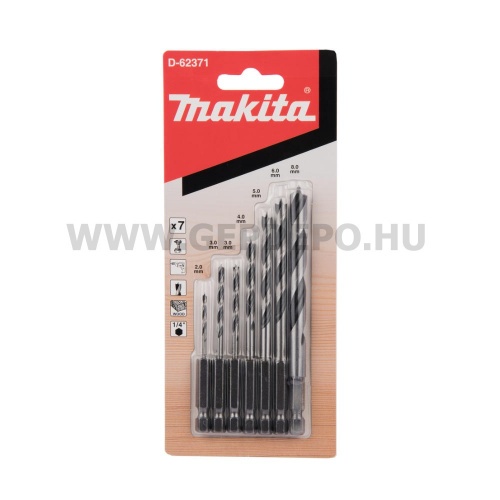 Makita hatszög befogású fafúró készlet, 7 részes