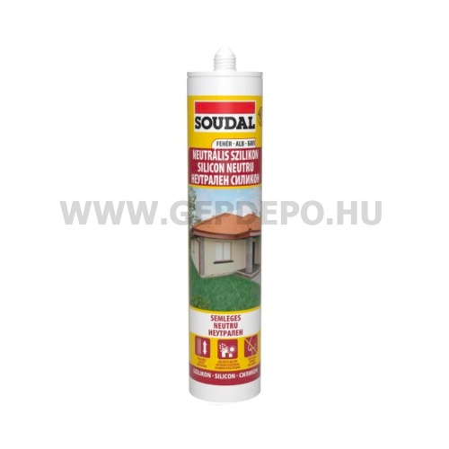 Soudal neutrális szilikon fehér 280 ml
