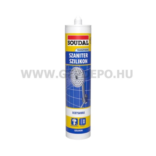 Soudal szaniter szilikon átlátszó 280 ml