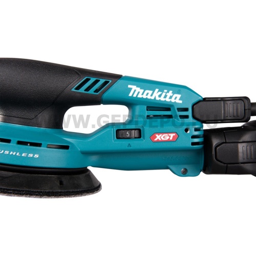 Makita BO001CGZ akkus excentercsiszoló géptest 125 mm 5mm 40V max XGT BL AWS XPT