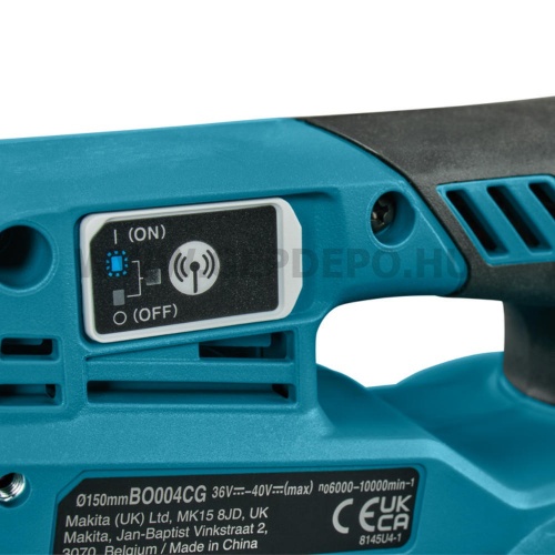 Makita BO004CGZ akkus excentercsiszoló géptest 150 mm 3mm 40V max XGT BL AWS XPT