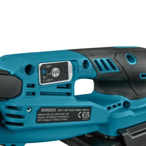 Makita BO005CGZ akkus rezgőcsiszoló géptest 80x130mm 40V max XGT BL AWS XPT