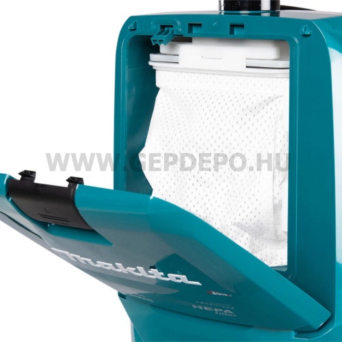 Makita VC012GZ01 akkus háti porszívó géptest HEPA 40 V max XGT Li-Ion BL AWS 180 W, 20 kPa