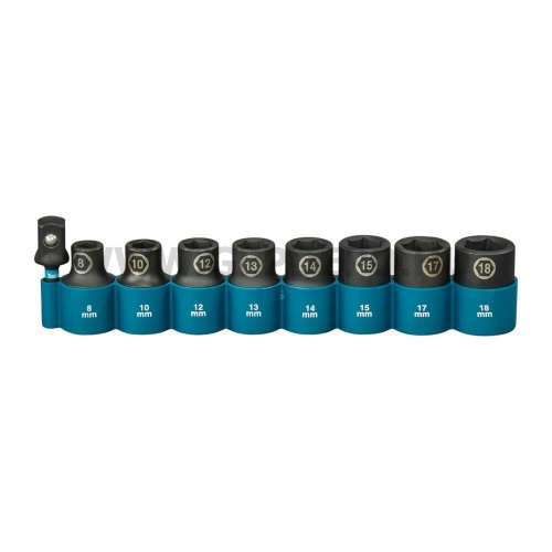 Makita Impact Black gépi dugókulcs 1/2" készlet - 9 részes