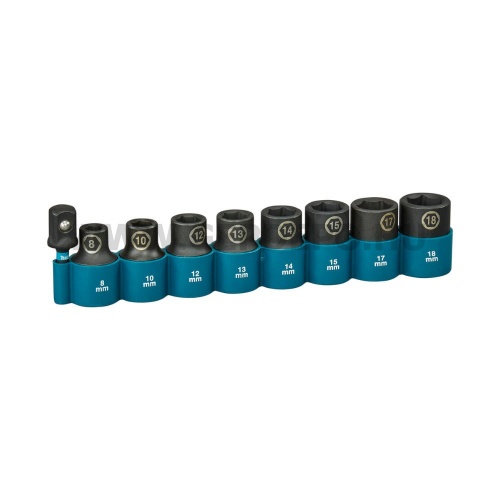 Makita Impact Black gépi dugókulcs 1/2" készlet - 9 részes