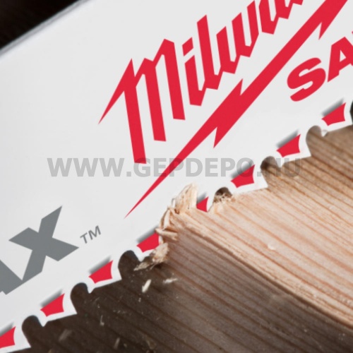Milwaukee Sawzall Heavy Duty AX bontó orrfűrészlap SZEGES FA TPI:5, 300 mm