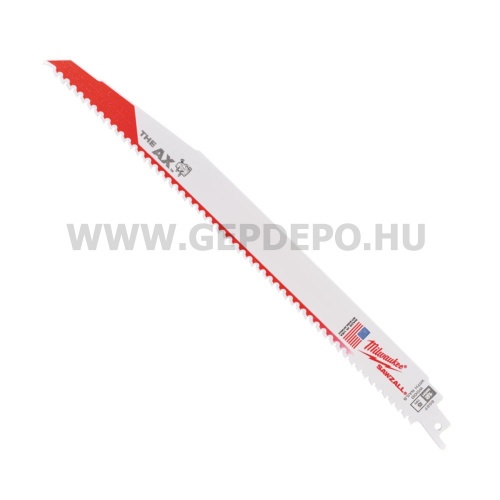 Milwaukee Sawzall Heavy Duty AX bontó orrfűrészlap SZEGES FA TPI:5, 300 mm