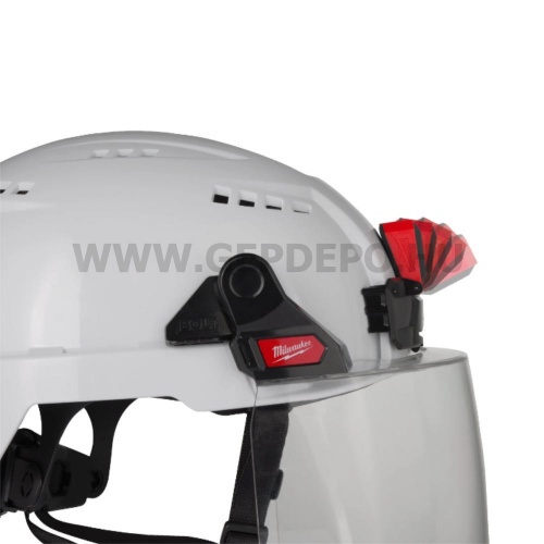 Milwaukee akkus fejlámpa 600 lumen, BOLT sisakokhoz, USB-vel