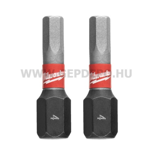 Milwaukee Shockwave Impact Duty imbusz bit HEX4x25 mm - 2 db