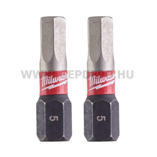Milwaukee Shockwave Impact Duty imbusz bit HEX5x25 mm - 2 db