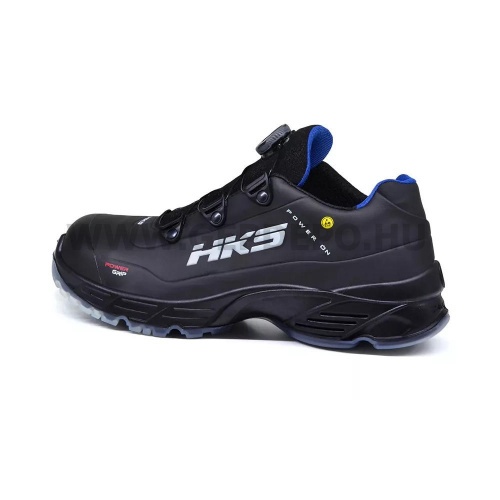 HKS Challenger CPO-10 BOA gyorsfűzős S3 munkavédelmi cipő, fekete/kék - 42
