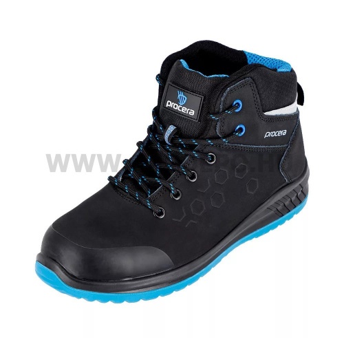 Procera Aster S3 munkavédelmi bakancs, fekete/kék - 45