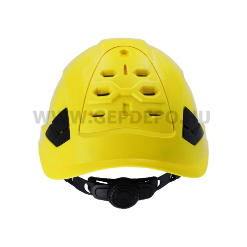 Procera Sallet munkavédelmi sisak állszíjjal, sárga