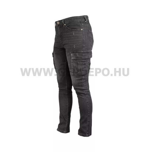 Urgent 730 cargo farmernadrág, fekete - XL/58