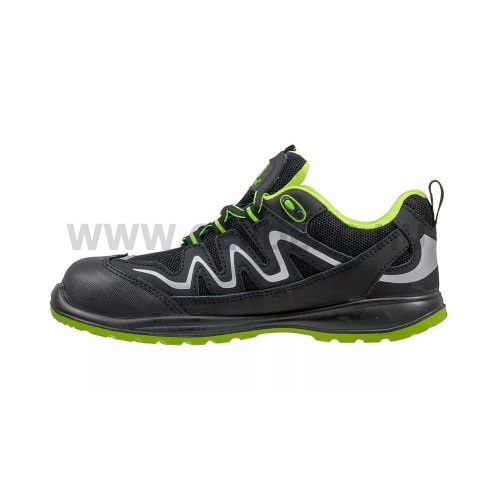 Urgent Lime 224 S1 félcipő, fekete/zöld - 46